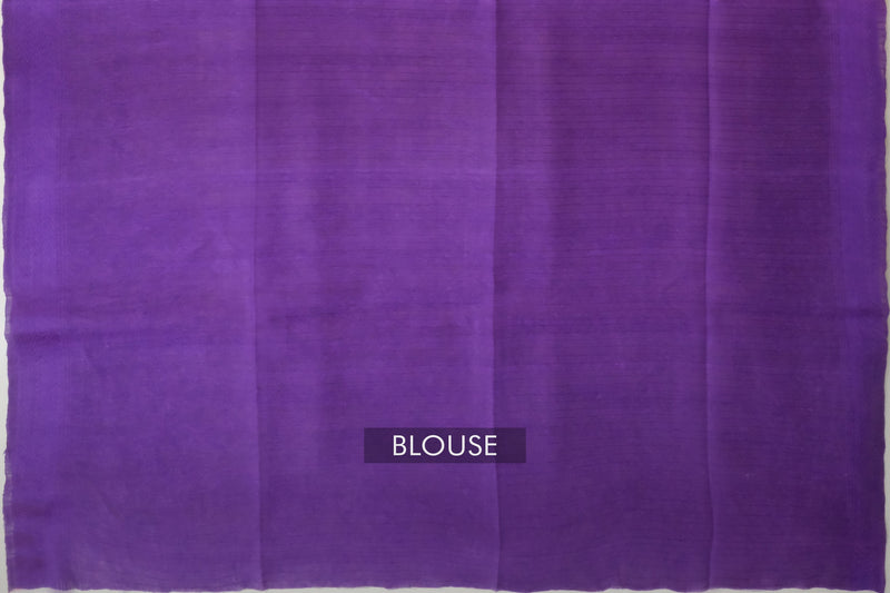 Purple Color Jute Silk Saree