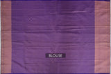 Violet Color Kanchipuram Brocade Saree