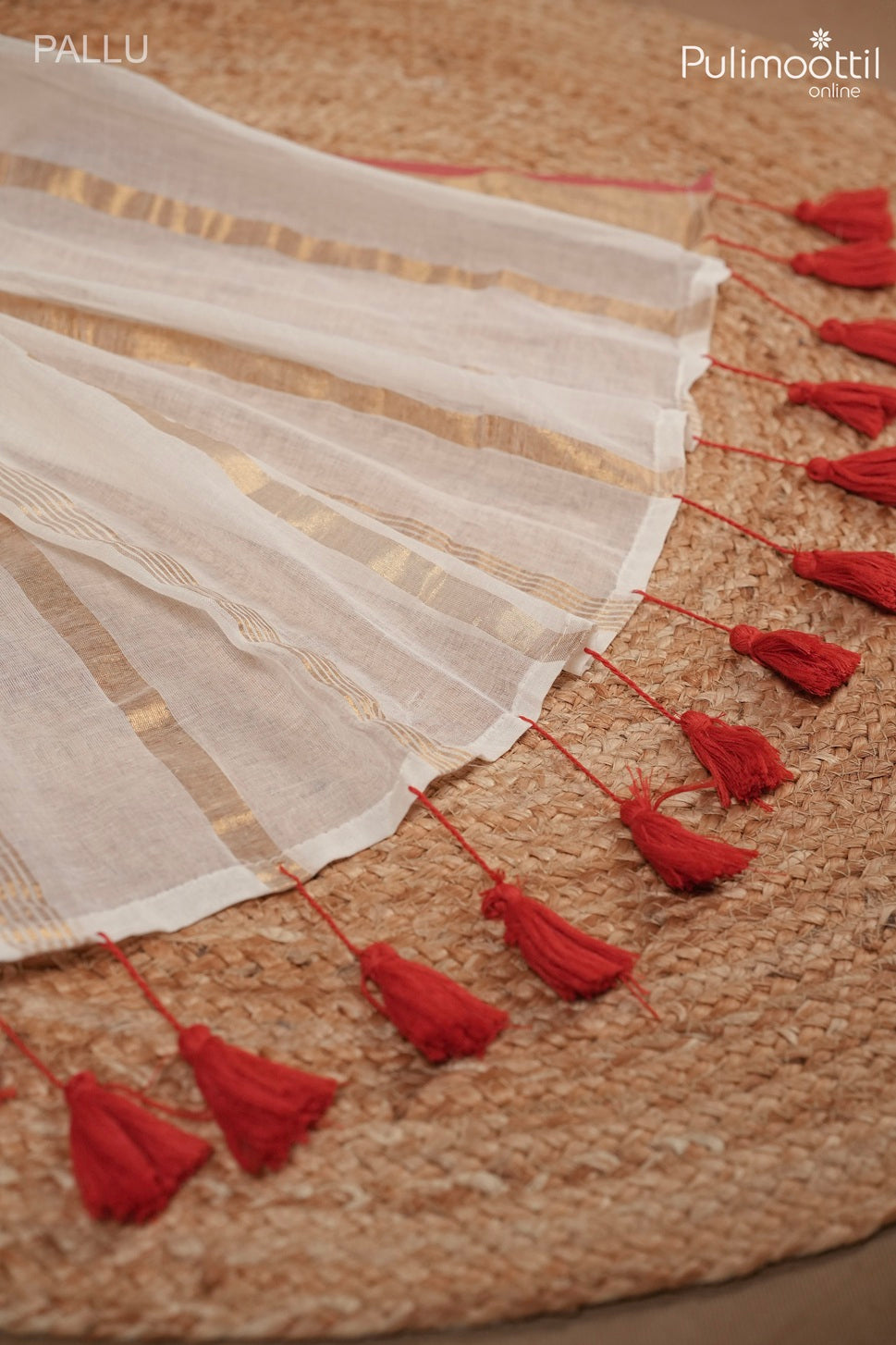 Off White Colour Mul Cotton Saree