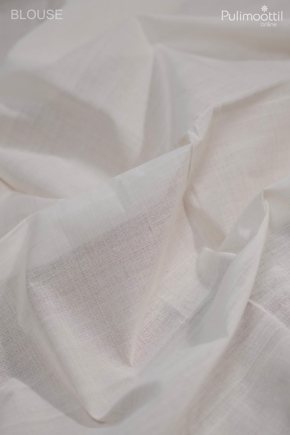 Off white color handloom cotton saree