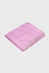 Lavender color crushed Organza saree.