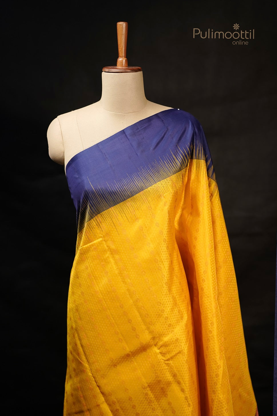 Yellow Colour Kanchipuram Soft Silk Saree