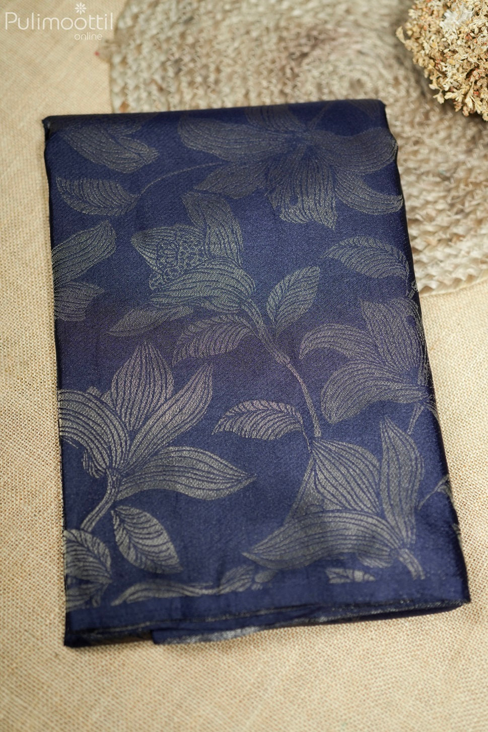 Dark Blue Colour Fancy Saree