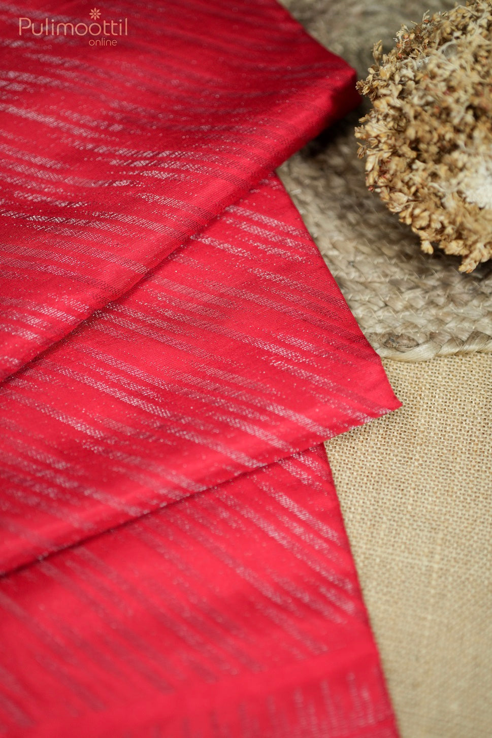 Red Colour Kanchipuram Soft Silk Saree