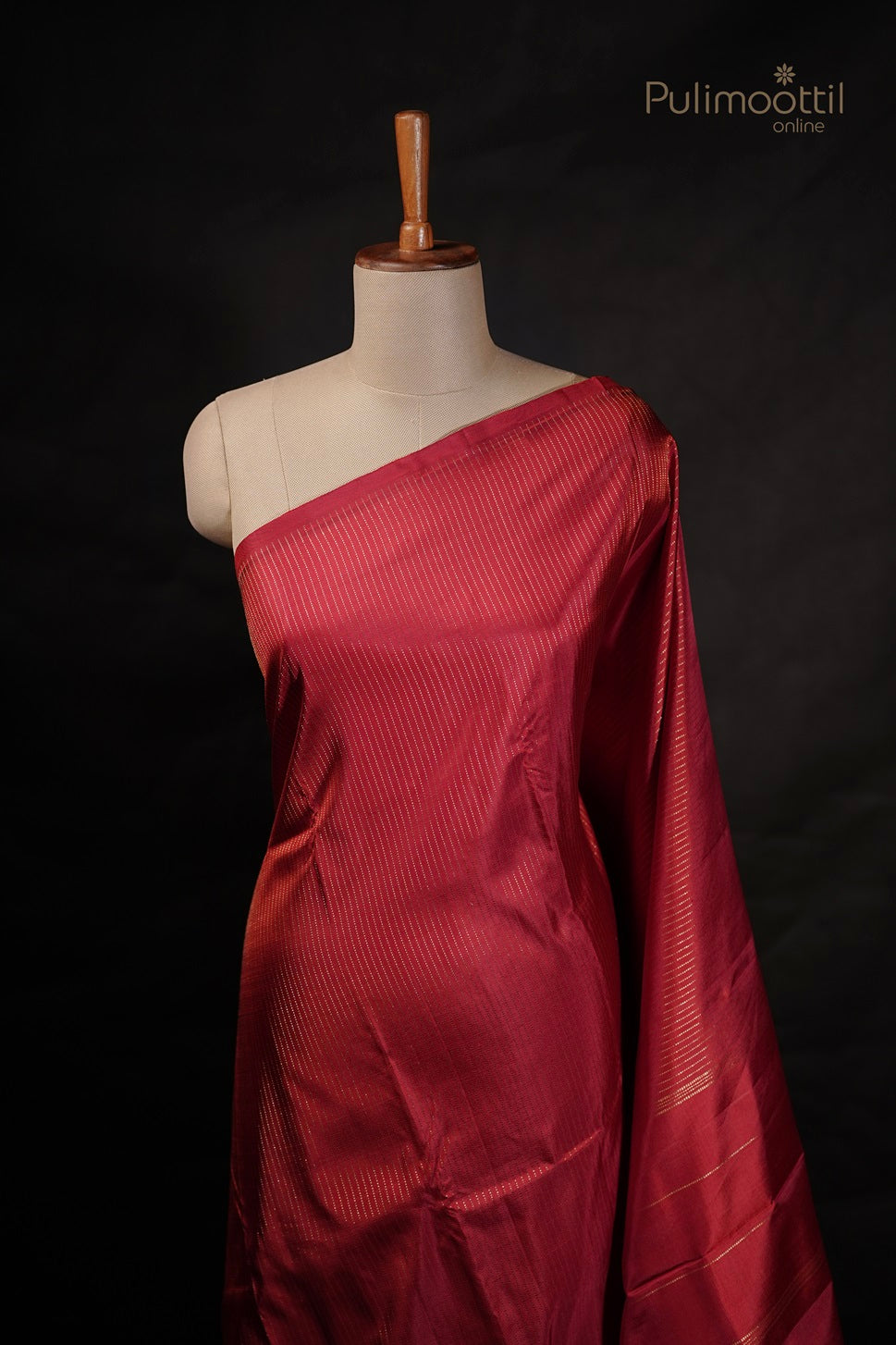 Red Colour Kanchipuram Pure Soft Silk Saree