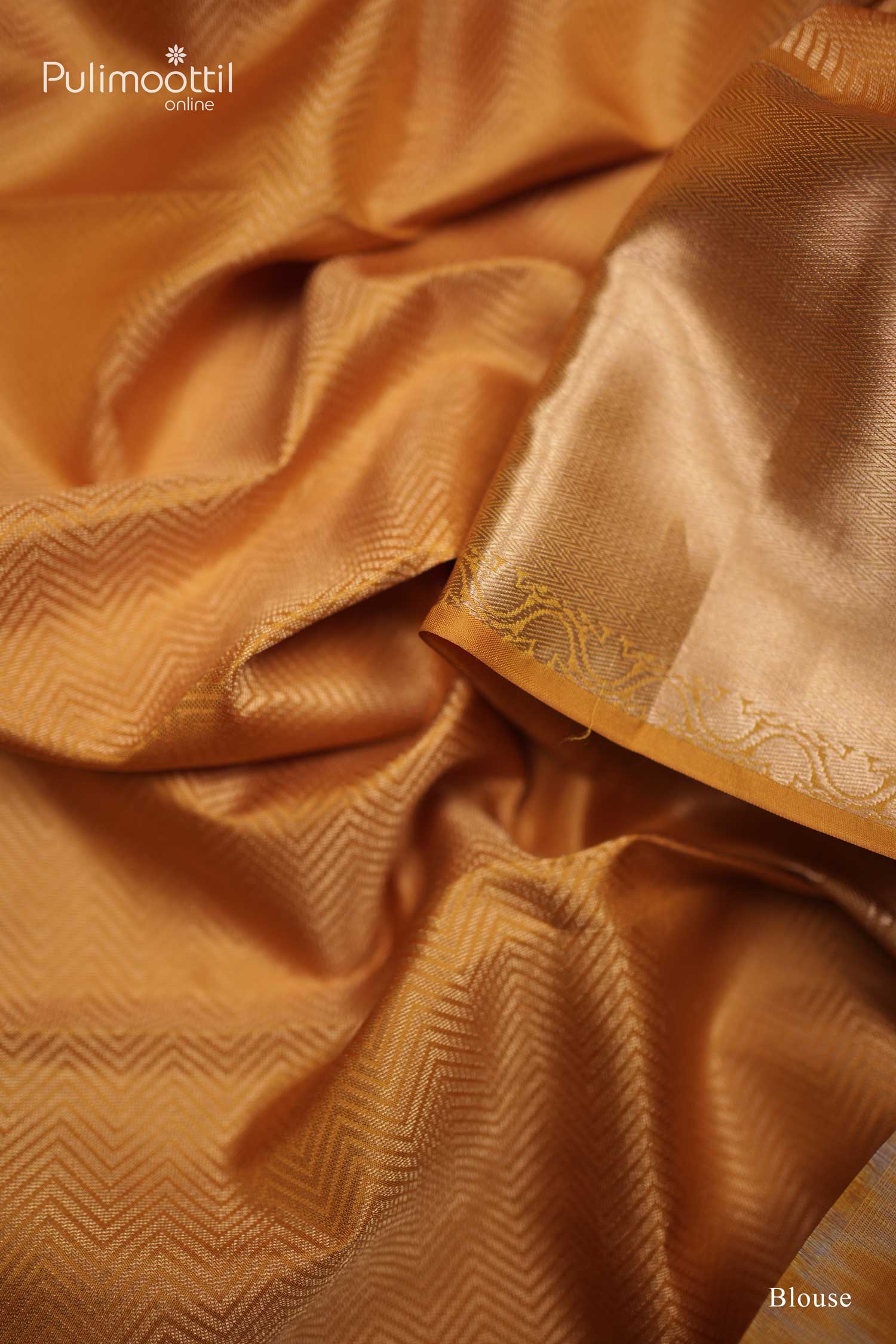 Mustard Yellow Kanchipuram Saree