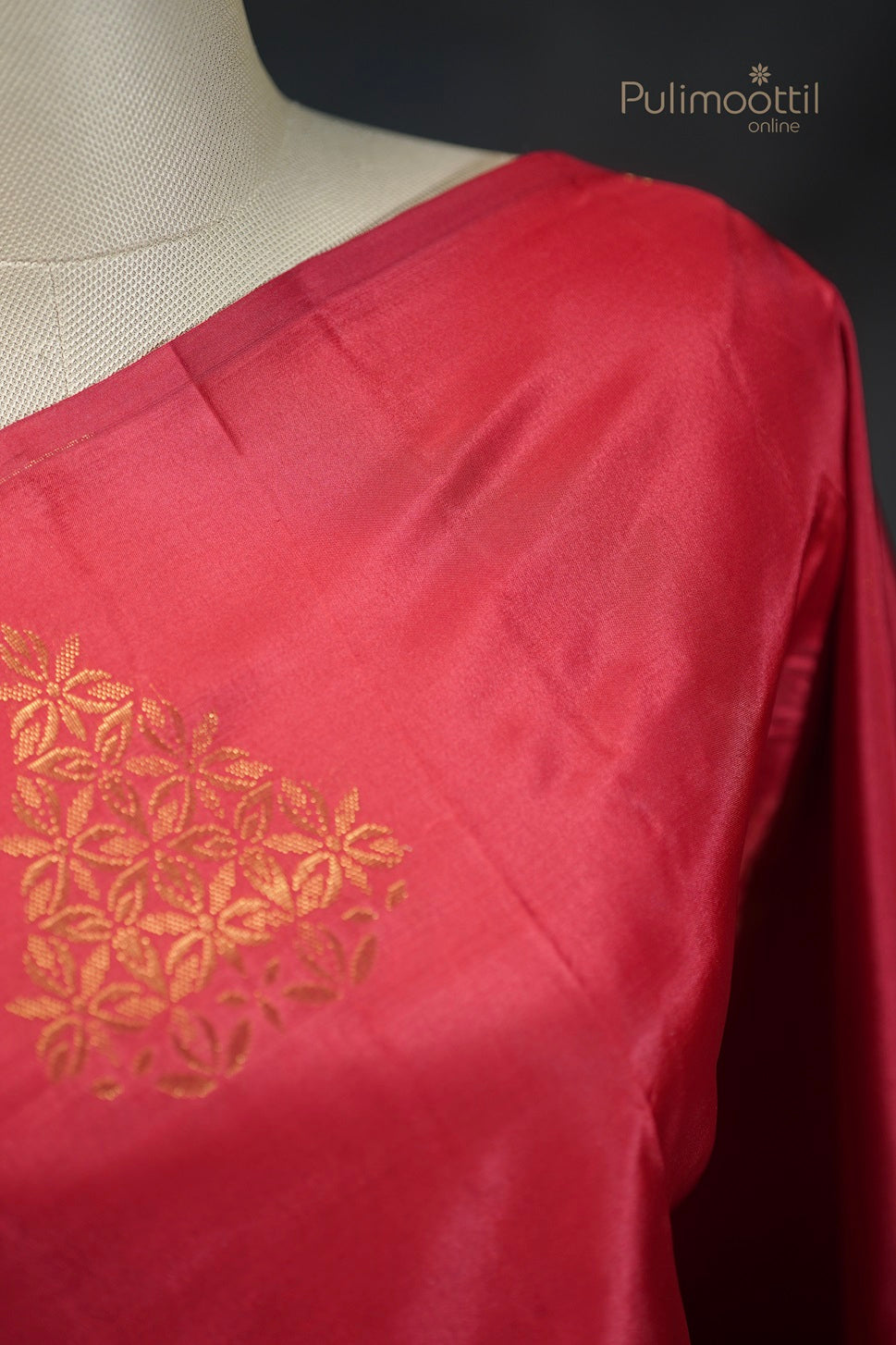 Red Colour Kanchipuram Saree