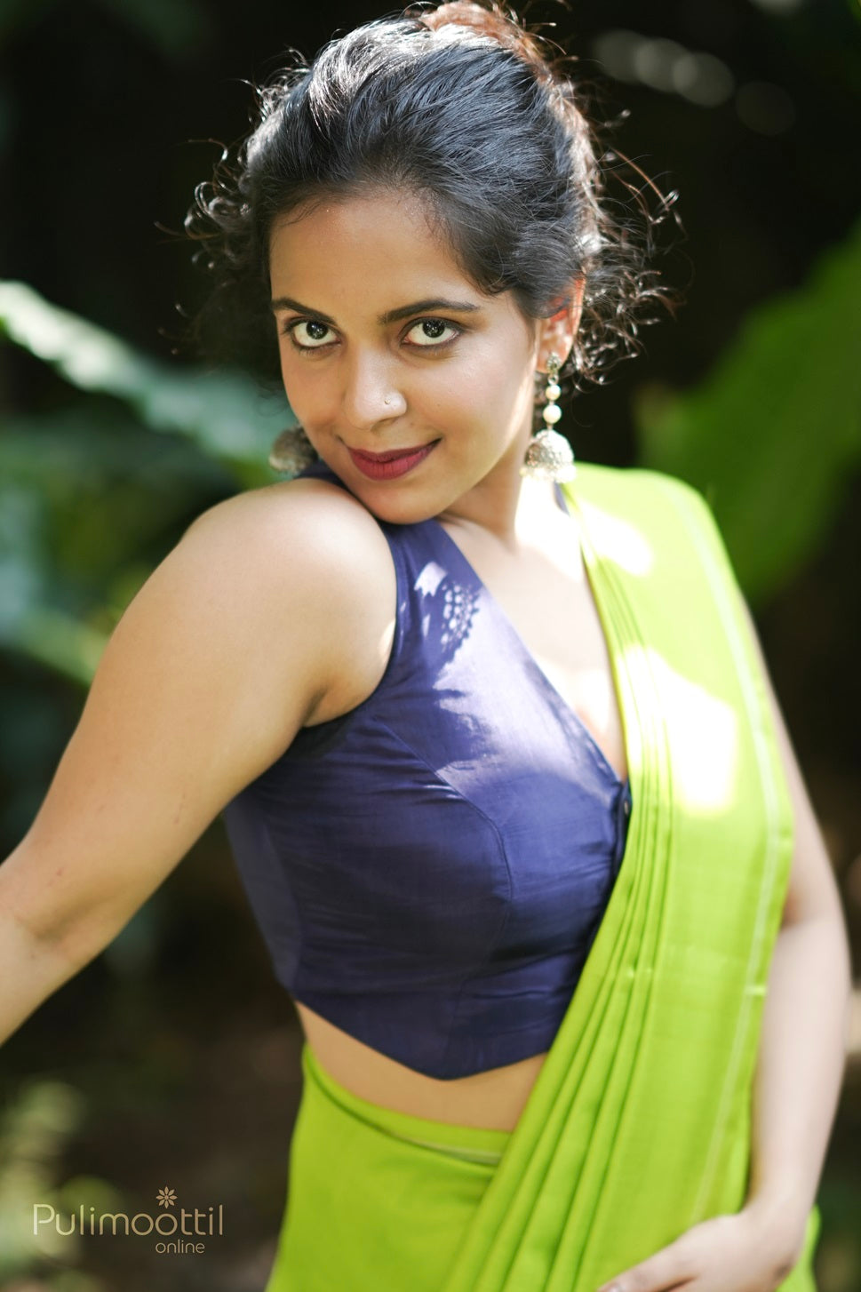 Light Green Colour Pure Kanchipuram Soft Silk Saree