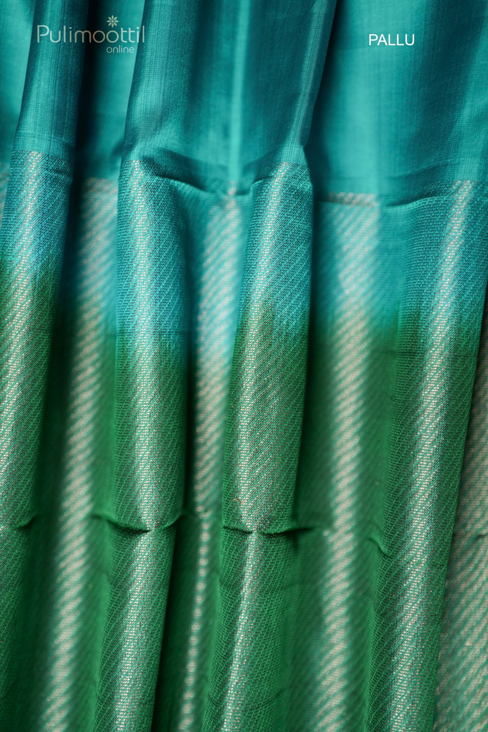 Sky Blue Colour Kanchipuram Soft Silk Saree.