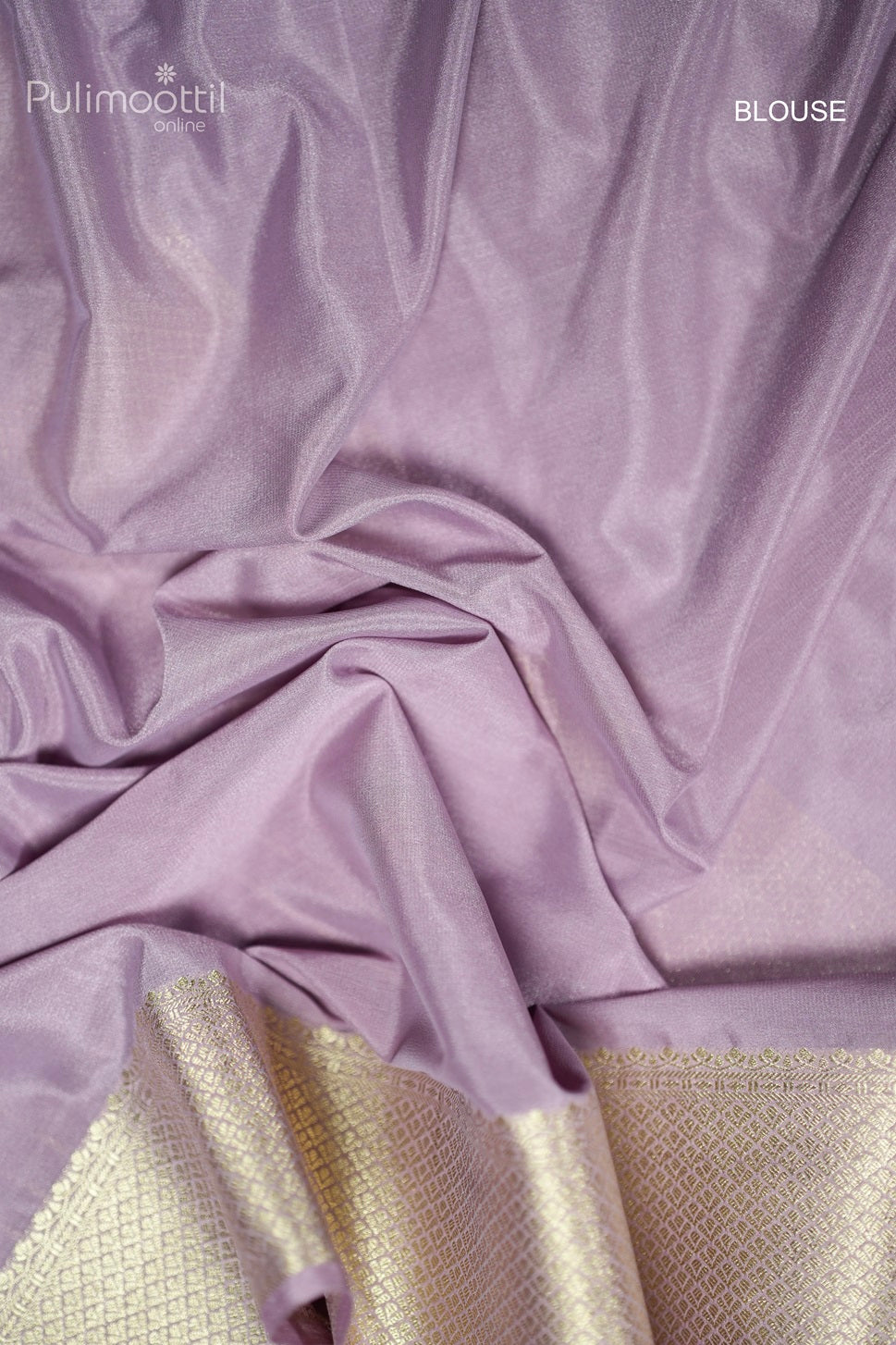 Lavender Colour Georgette Banarasi Saree