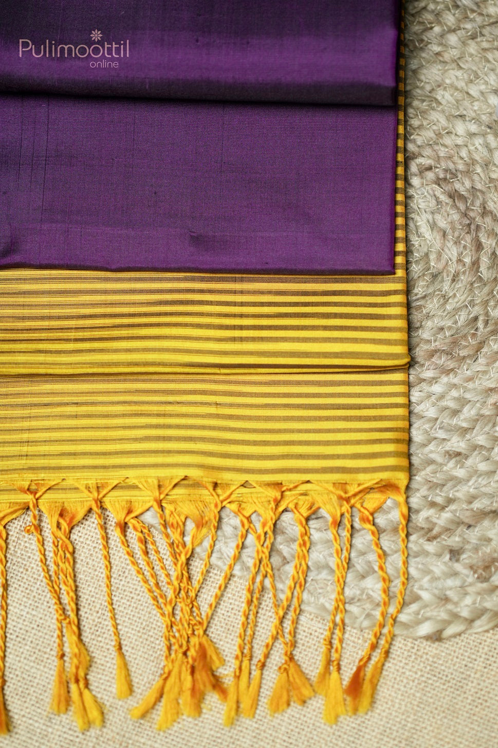 Dark Violet Colour Kanchipuram Soft Silk Saree