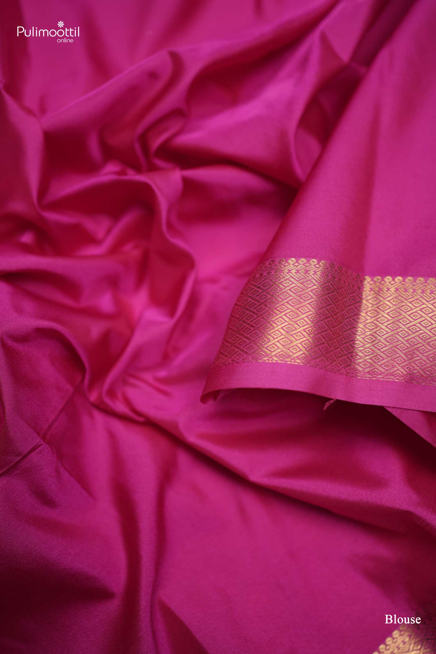 Peach Colour Art Silk Saree.