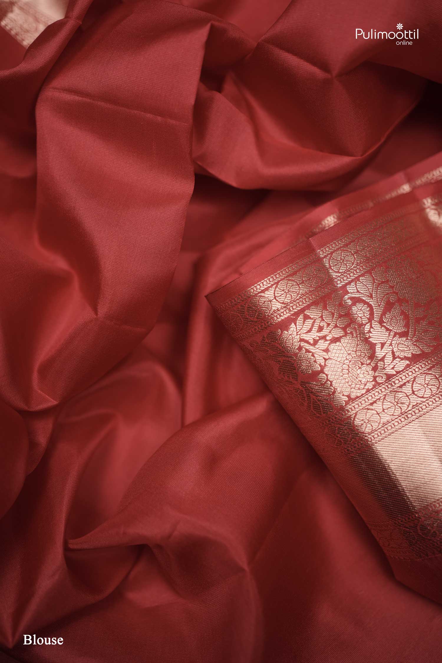 Red Colour Kanchipuram Saree.