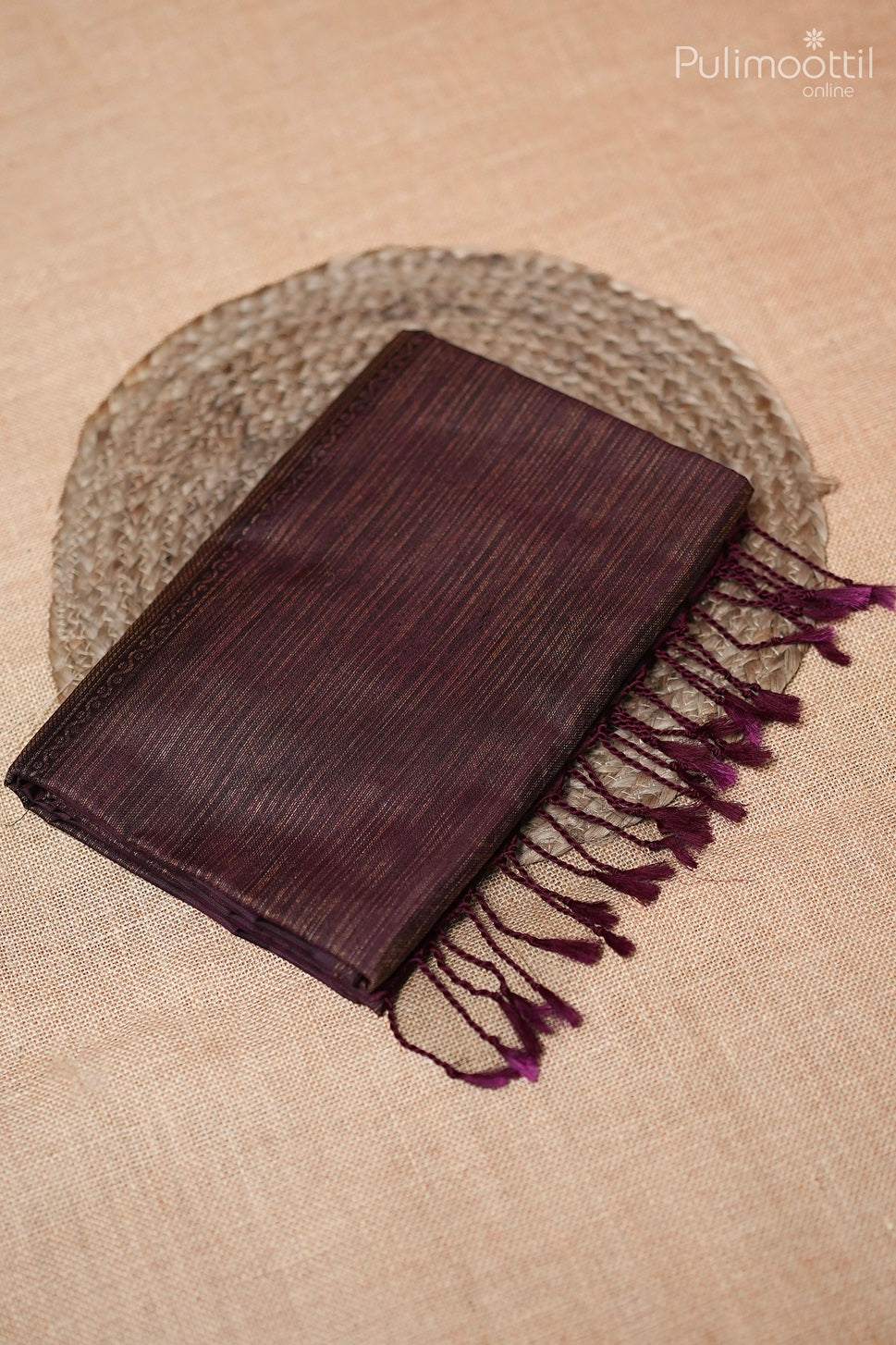 Purple Colour Kanchipuram Soft Silk Saree