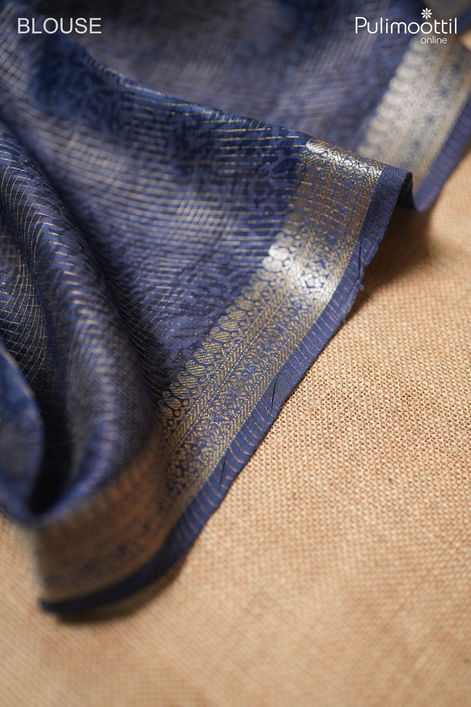 Cream color Chanderi saree