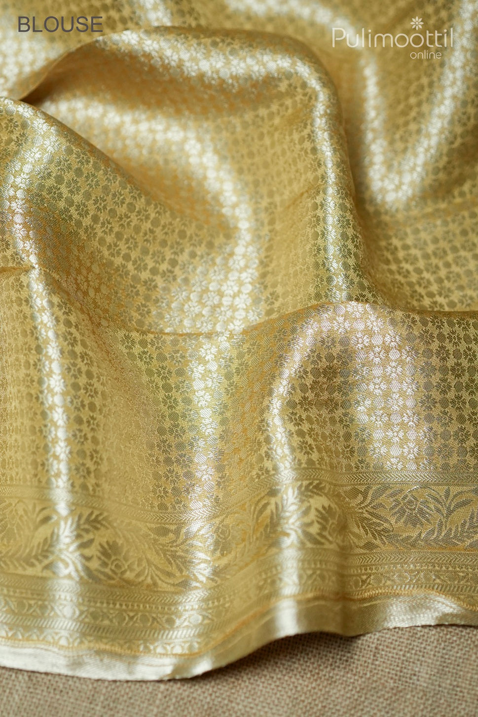 Golden Yellow Colour Banarasi Saree