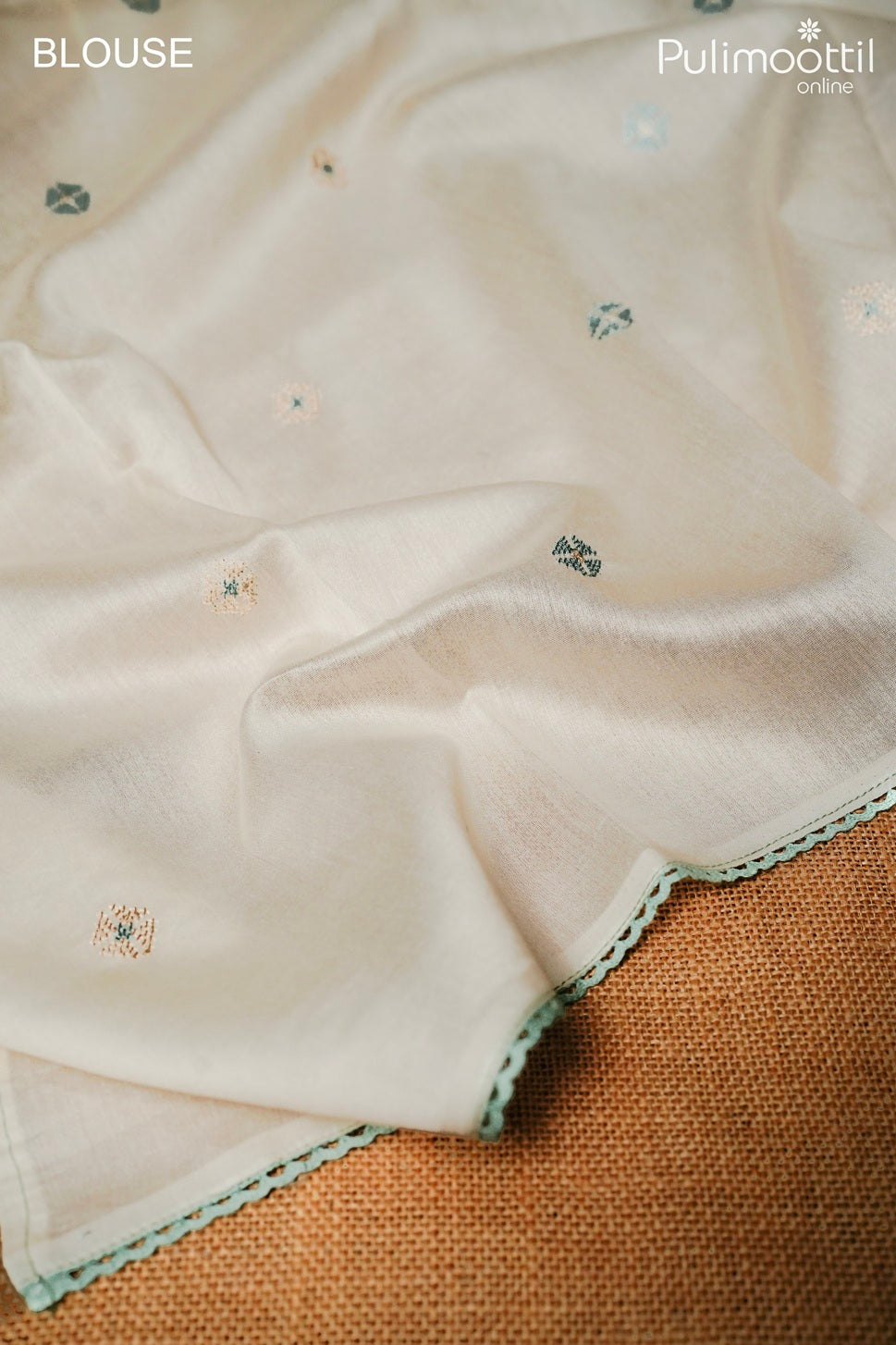 Light mint green organza fancy saree