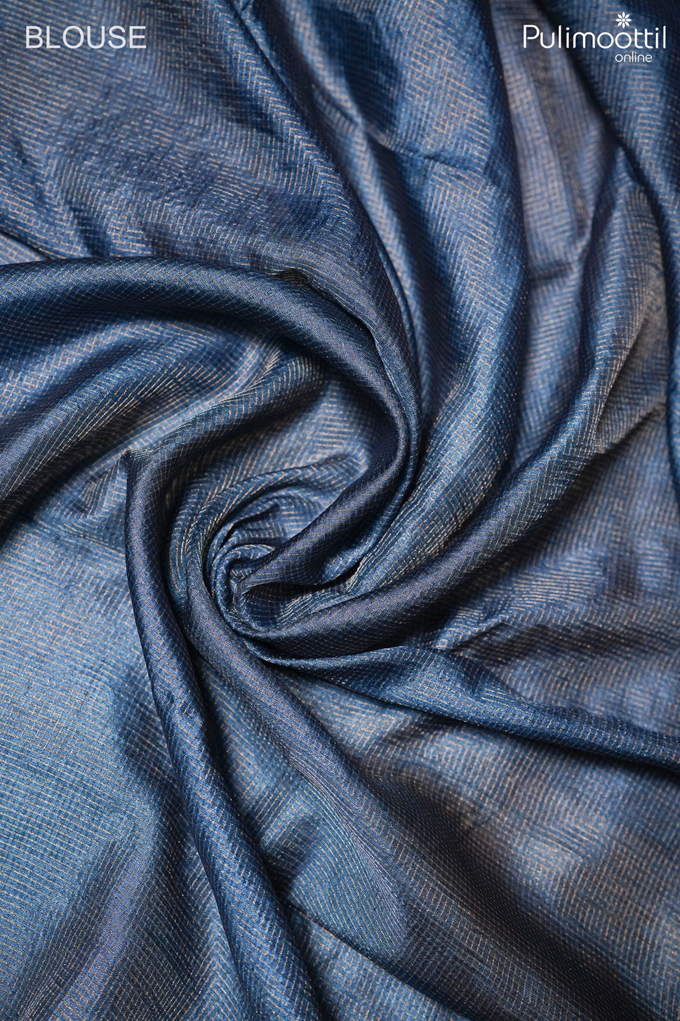 German silver color Tussar silk saree