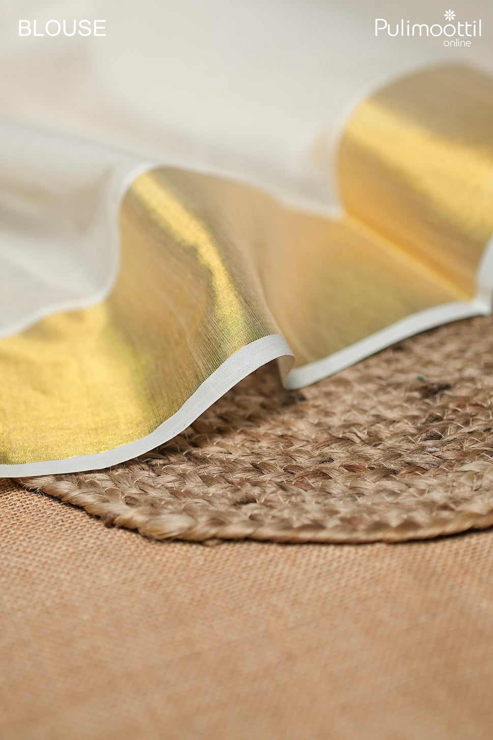 Off white color Kerala traditional set saree