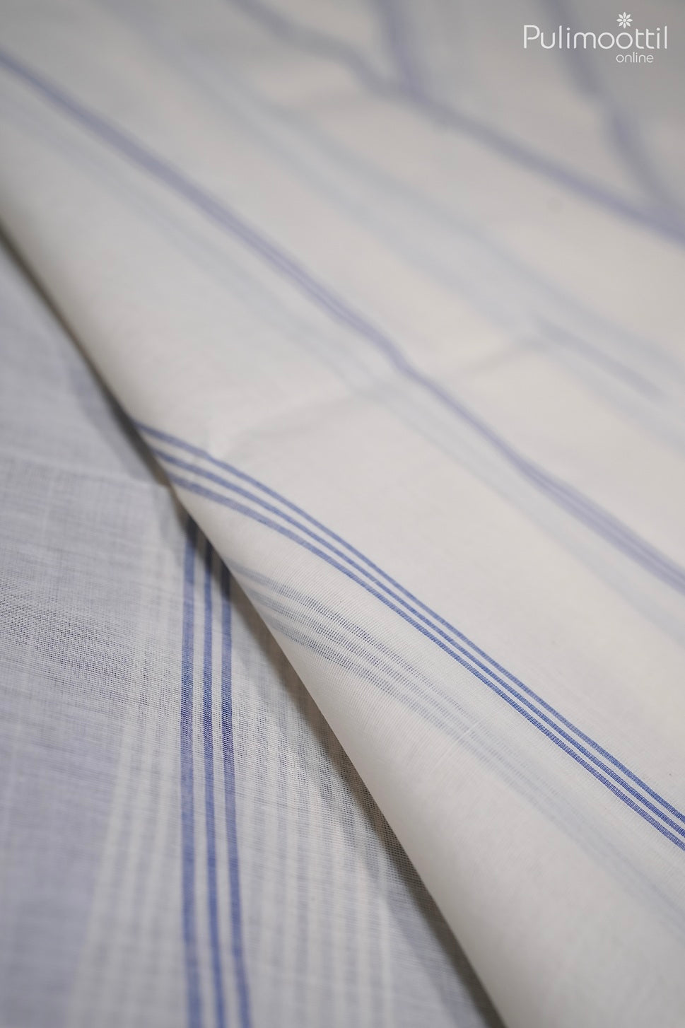 Off white color handloom cotton saree