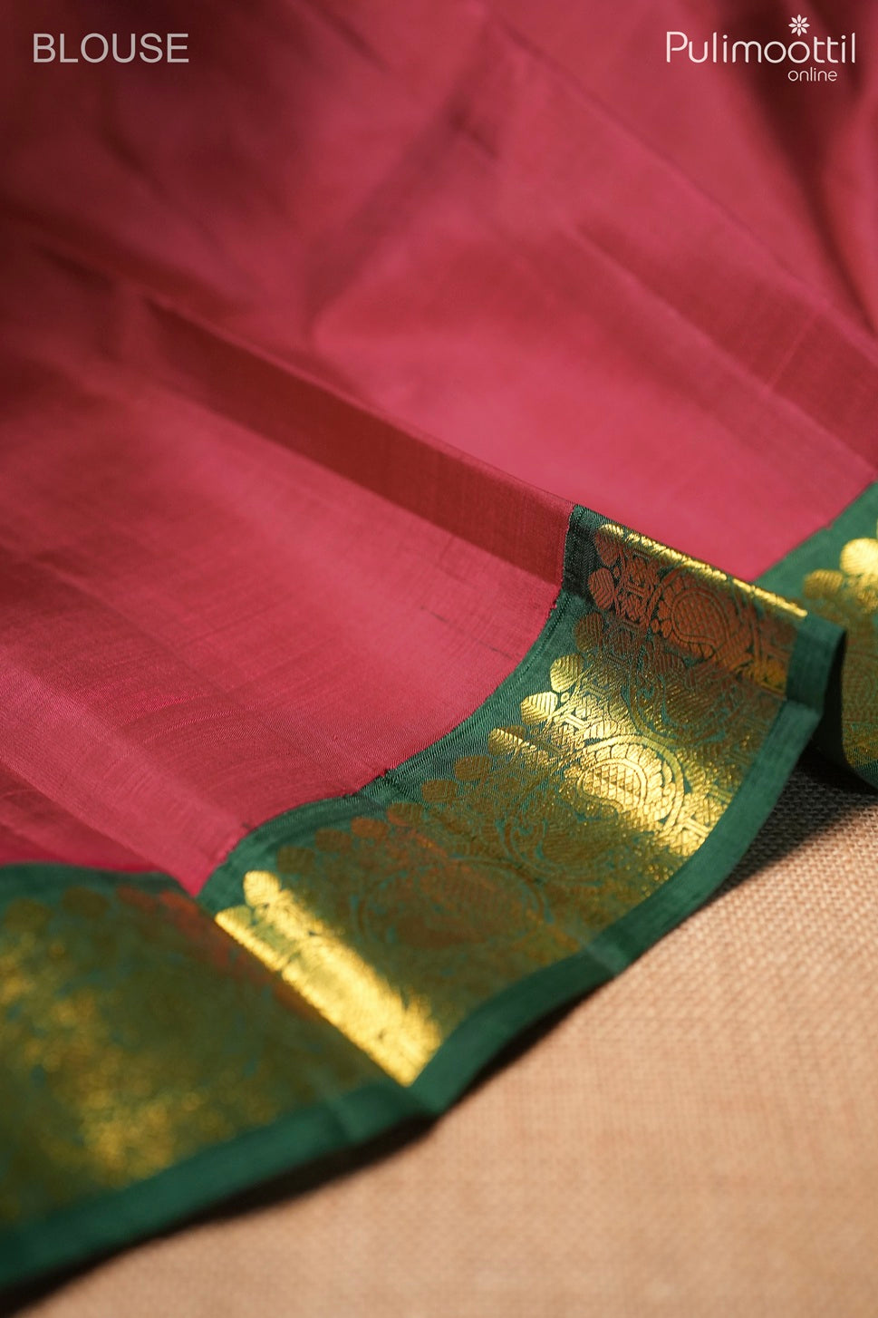 Off white color Kanchipuram traditional saree
