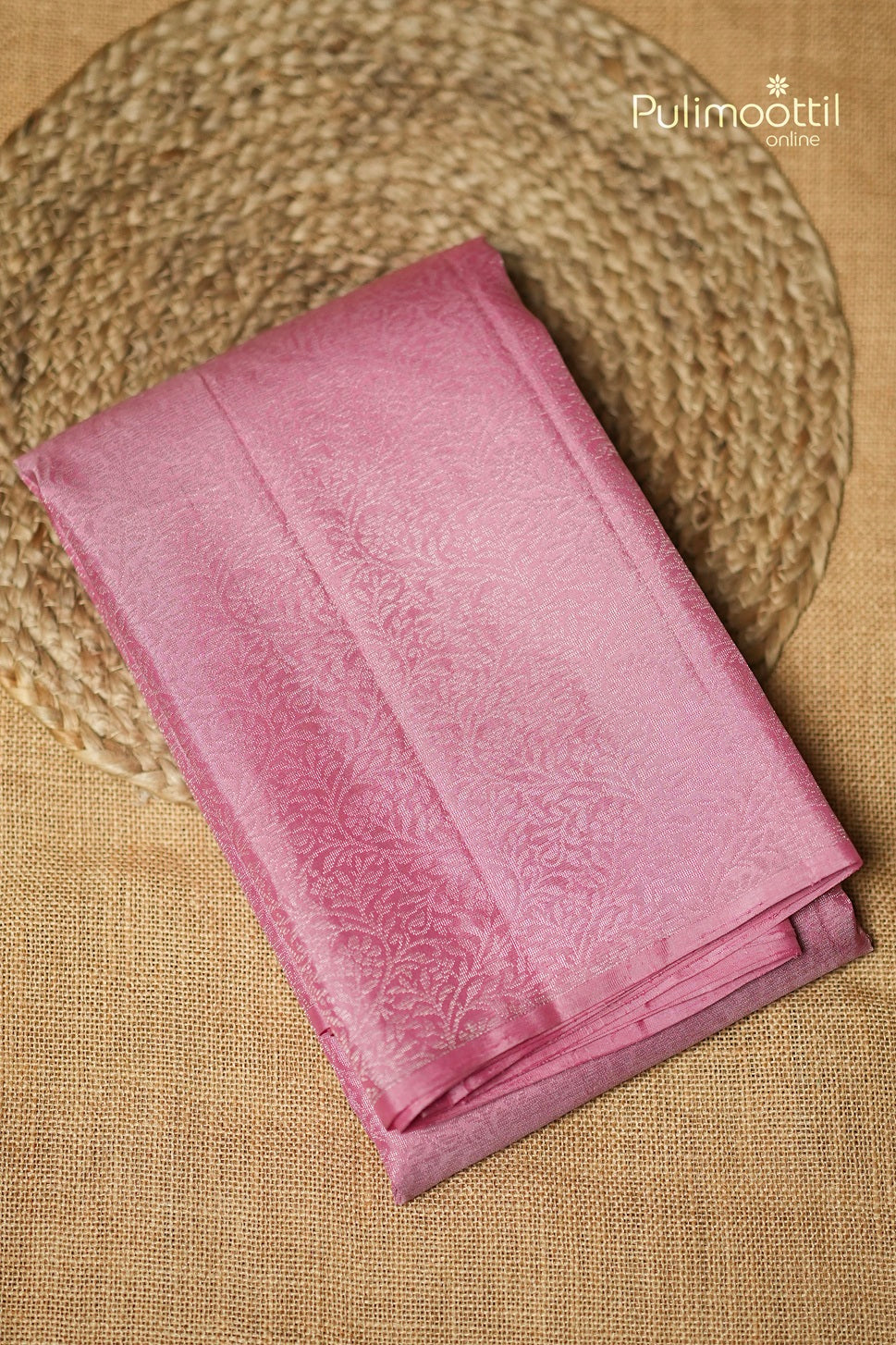 Light Pink Colour Kanchipuram Designer Saree