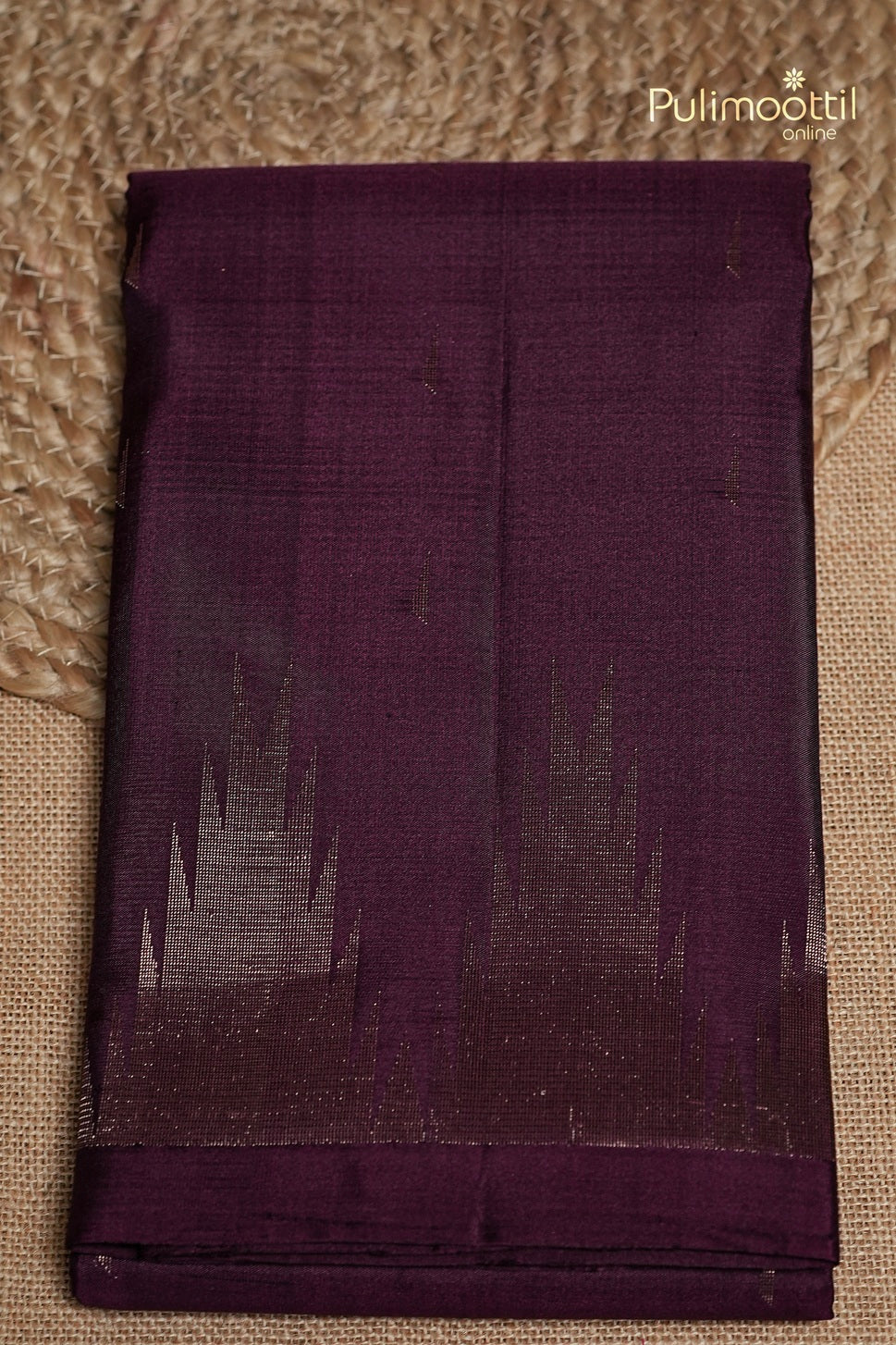 Purple Colour Kanchipuram Soft Silk Saree