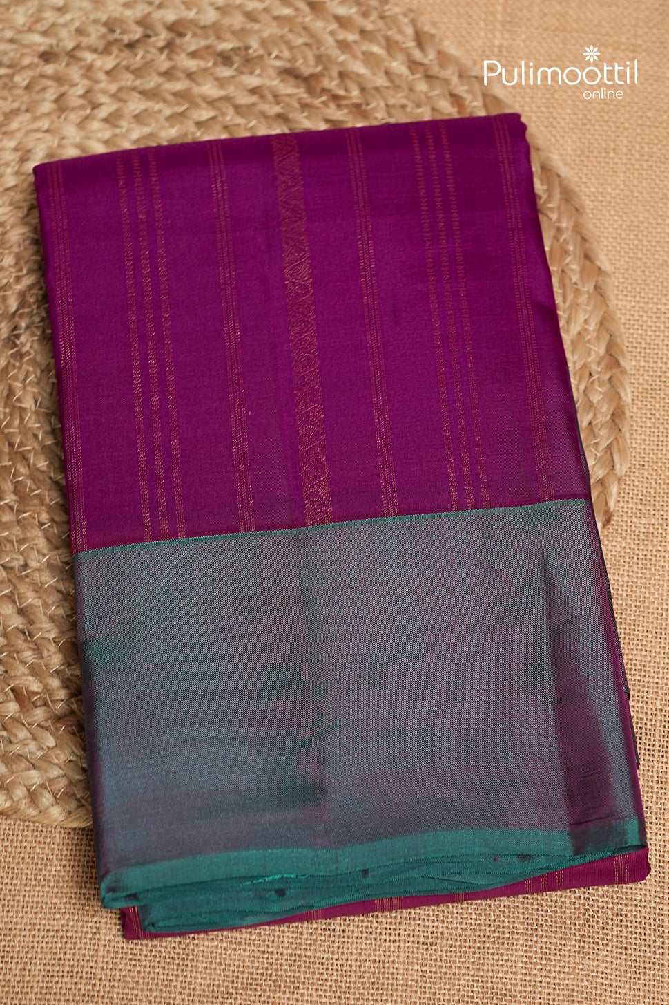 Dark Pink Colour Kanchipuram Soft Silk Saree