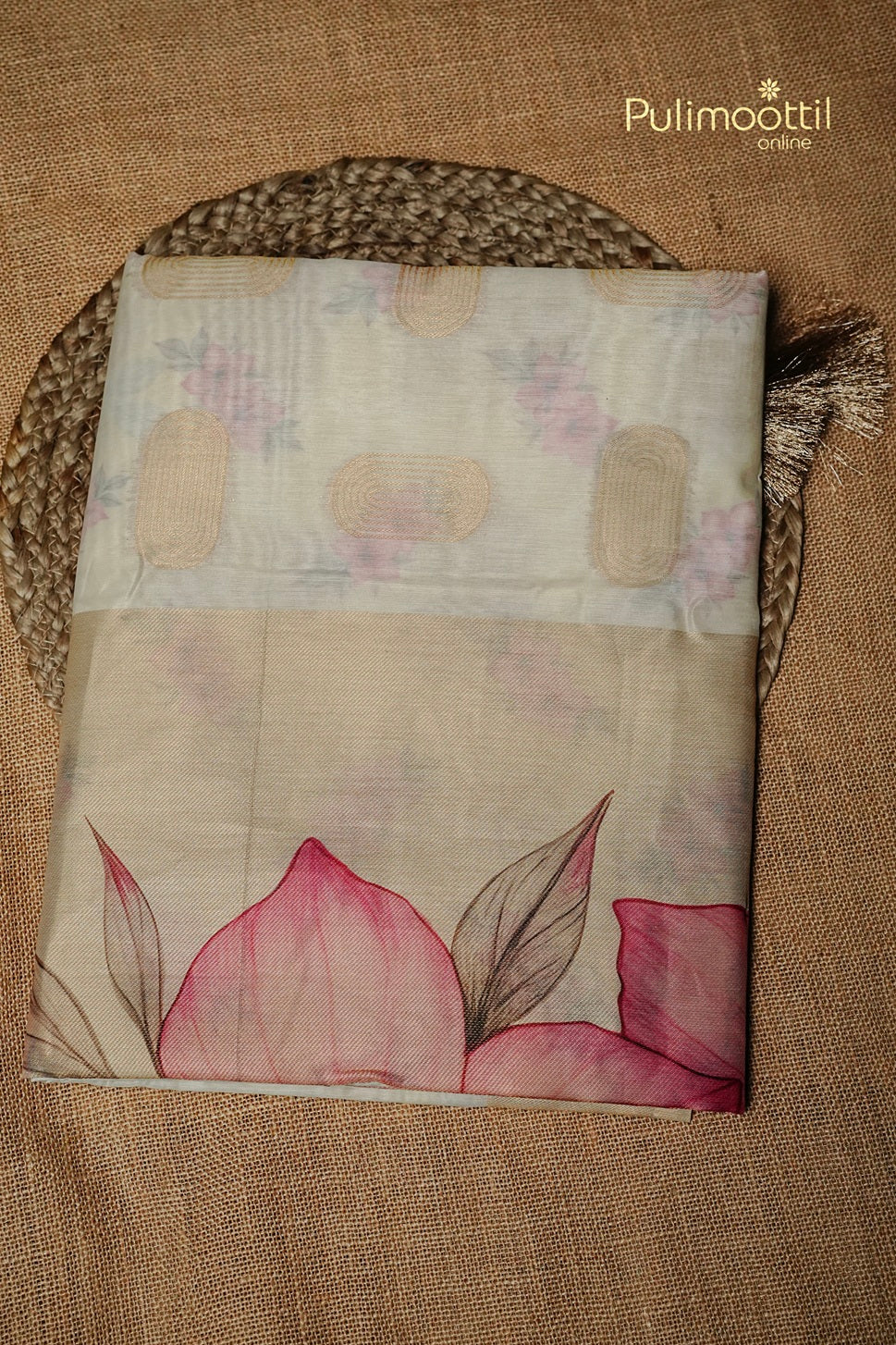 Off White Colour Traditional Fancy Saree