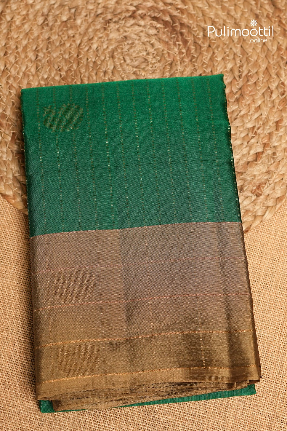 Green Colour Kanchipuram Soft Silk Saree