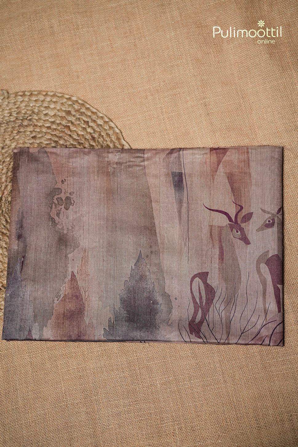 Multicolour Jute Silk Saree