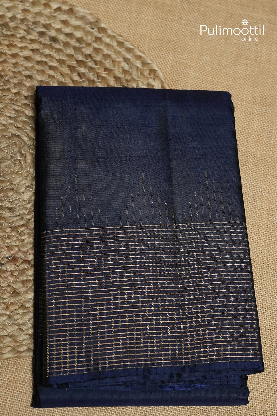 Dark Blue Colour Kanchipuram Soft Silk Saree