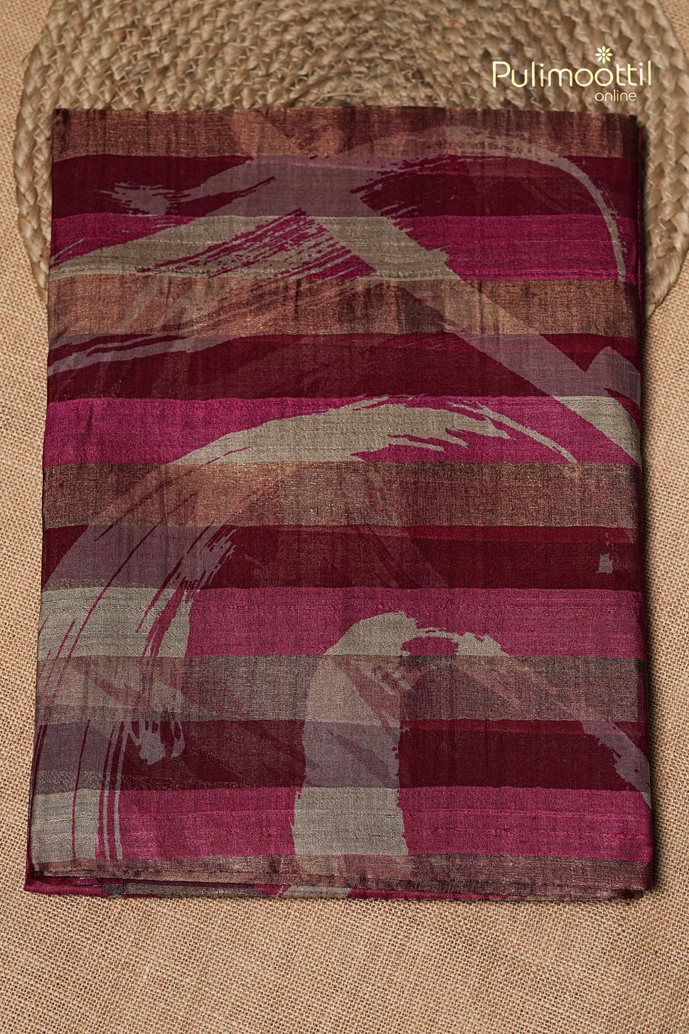 Multicolour Jute Silk Saree