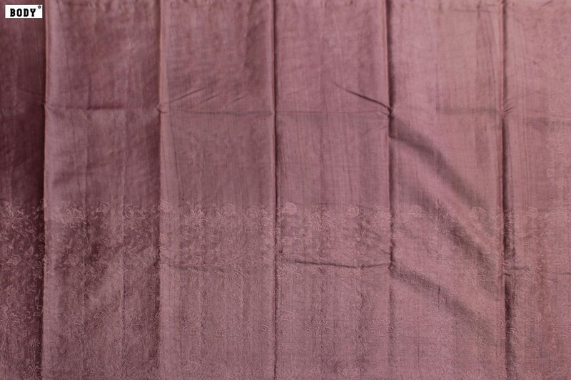Lavender Colour, Tussar Silk Saree.