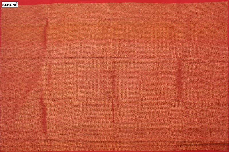 Dark Rani Pink Colour, Kanchipuram Designer Soft Silk Saree.
