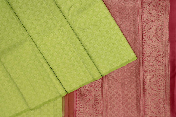 Pista Green Colour, Bridal Designer Silk Saree.