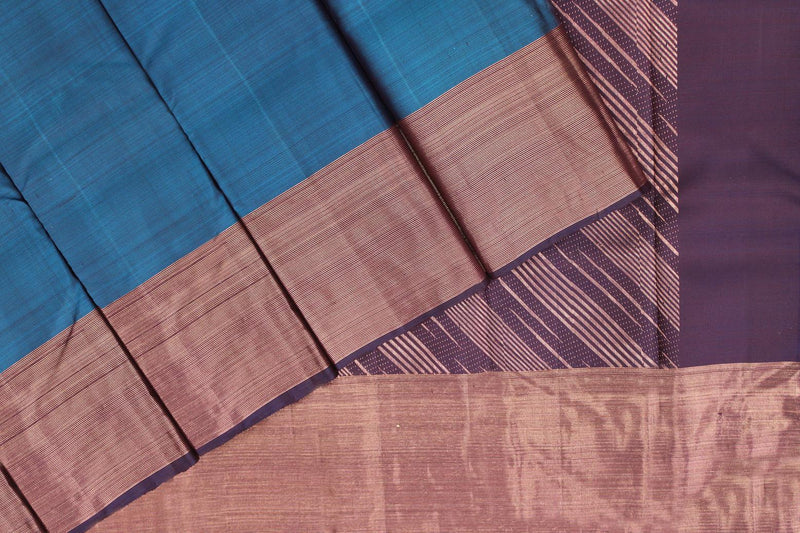 Blue Color, Kanchipuram Silk Saree