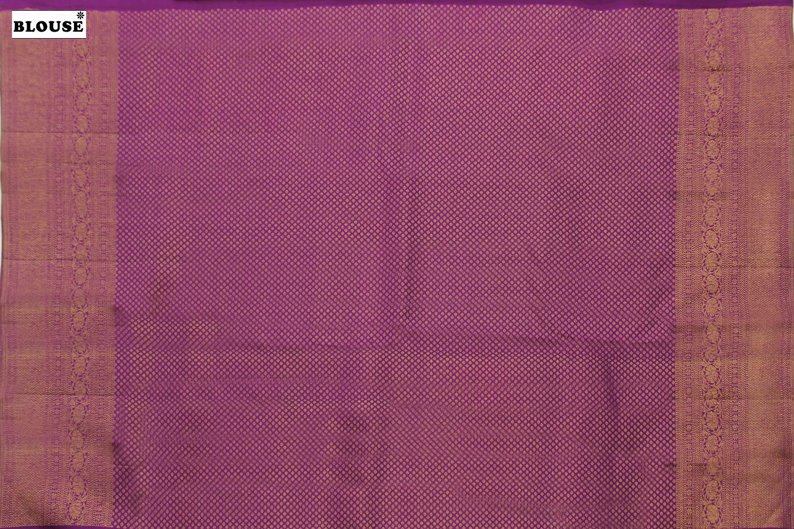 Dark Violet Colour, Kanchipuram Designer Soft Silk Saree – Pulimoottil ...