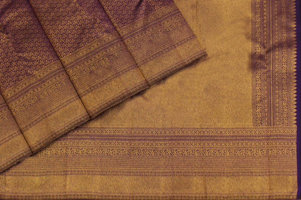 Deep violet Colour, Bridal Designer Soft Silk Saree