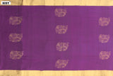 Midnight Purple Colour, Kanchipuram Designer Soft Silk Saree.