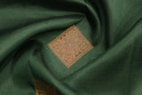 Bottle Green Color, Kanchipuram Soft Silk Saree