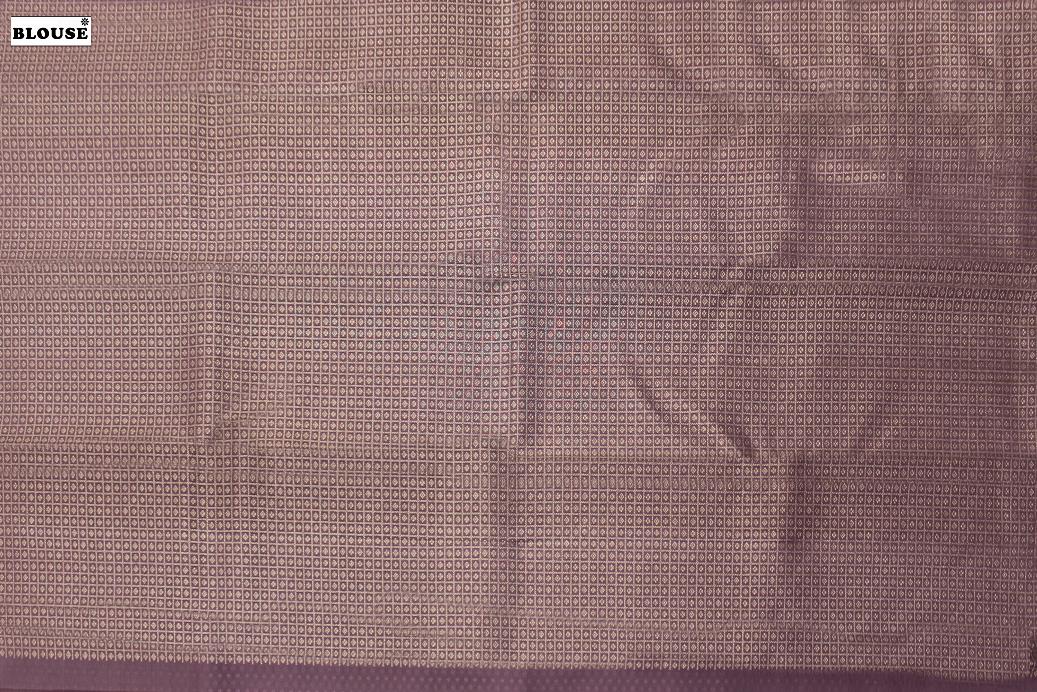 Dusty Purple Colour, Bridal Designer Silk Saree.