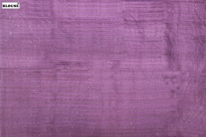 Violet Lotos Colour, Tussar Silk Saree.