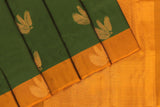 Bottle green Colour, Kanchipuram Silk Saree