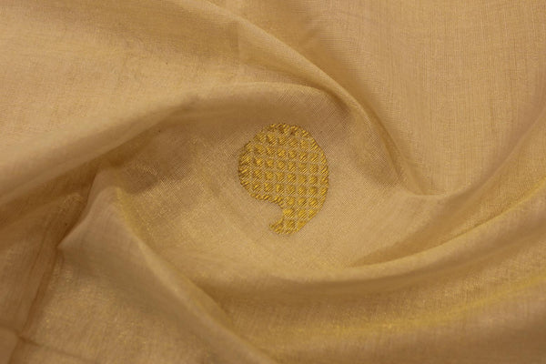 Golden Tissue Kerala Saree.