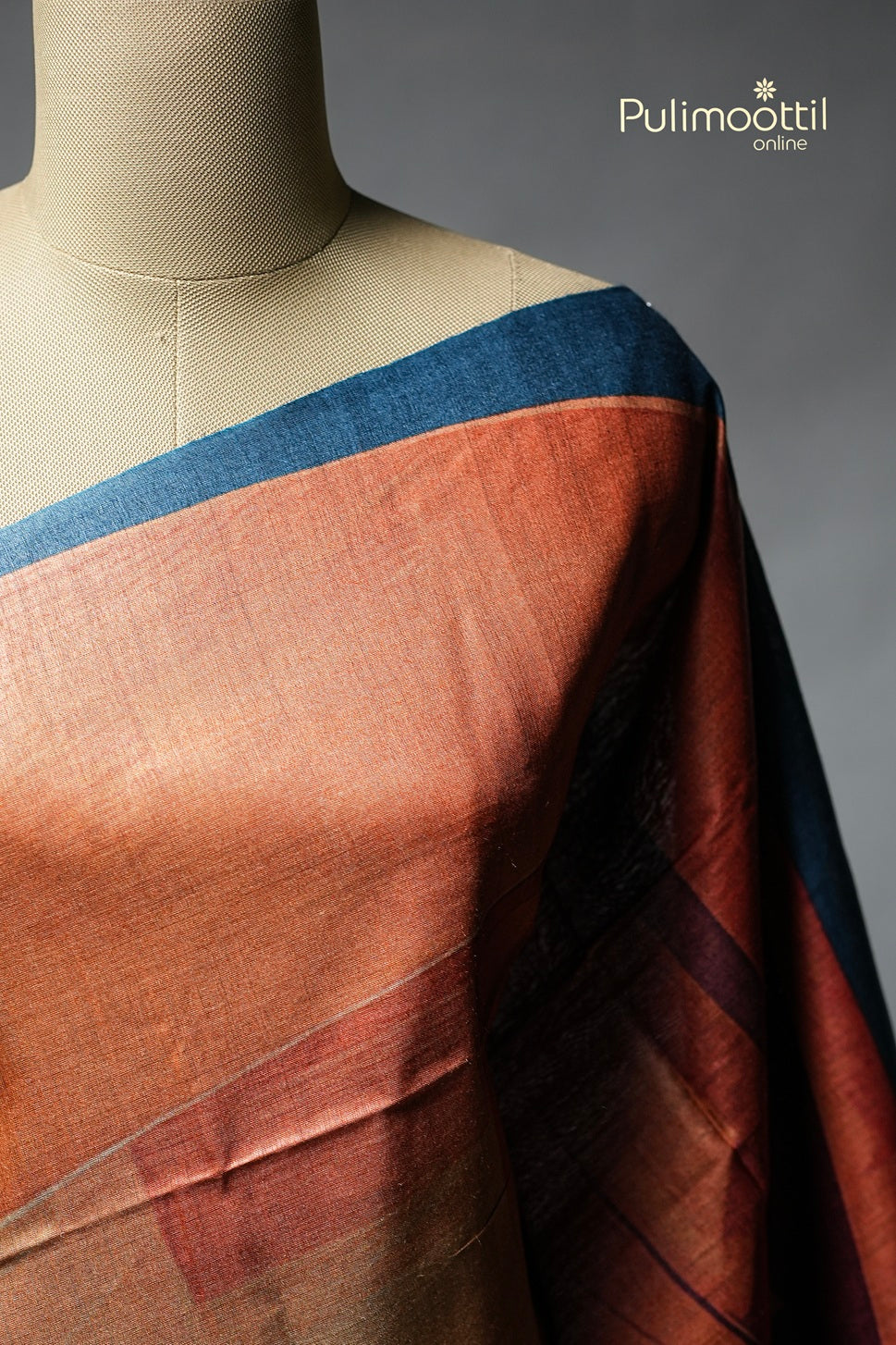 Multicolour Tussar Silk Saree