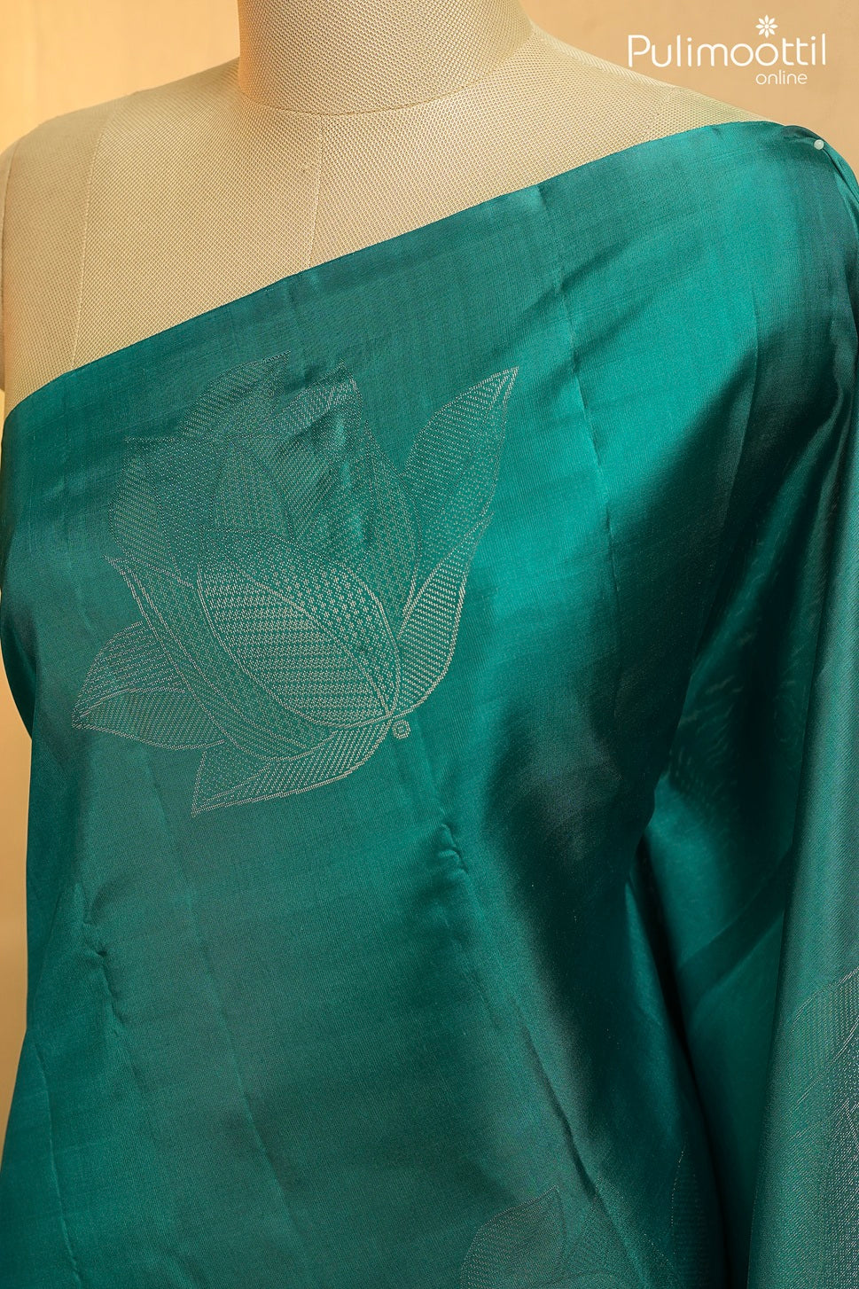 Dark Sky Blue Colour Kanchipuram Soft Silk Saree