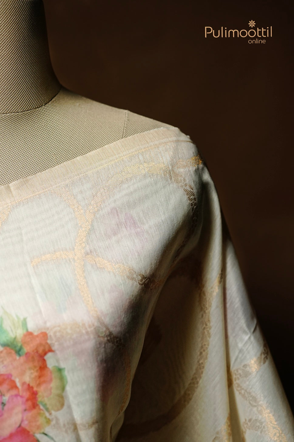 Off White Colour Traditional Fancy Saree