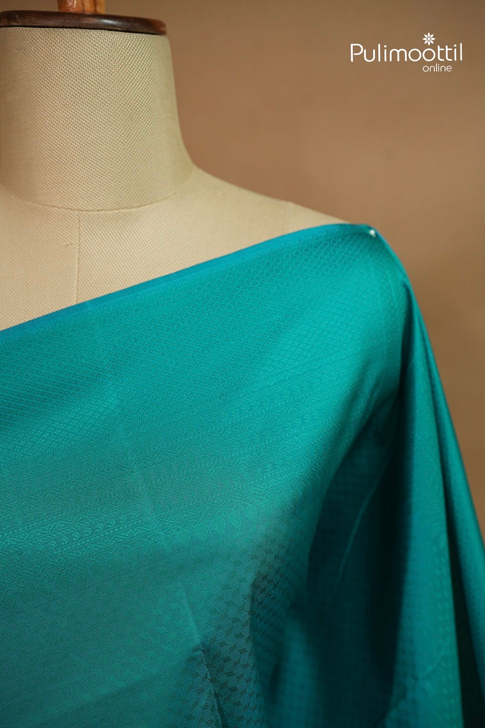 Peacock Green Colour Kanchipuram Designer Saree