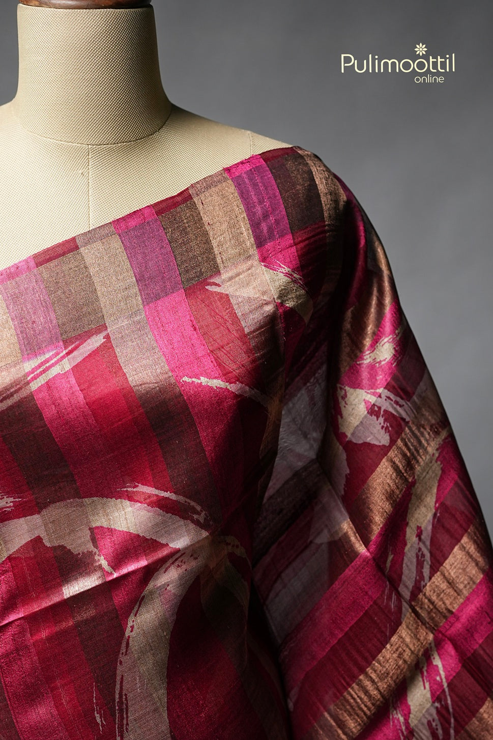 Multicolour Jute Silk Saree